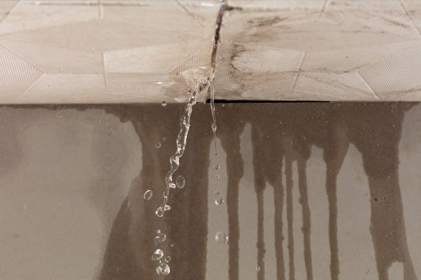 Professional Flood Damage Cleanup technician working in Donnelsville, OH